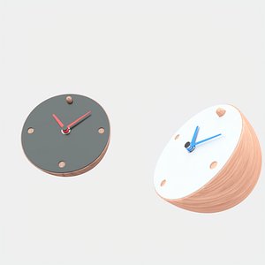 3D model contemporary desk clock