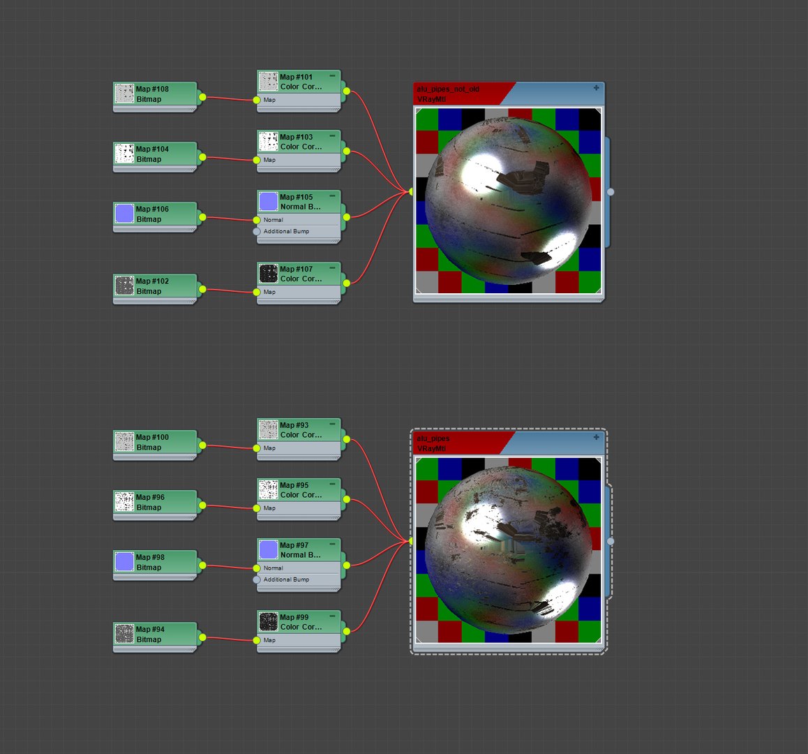 Alu Pipes 3d Model