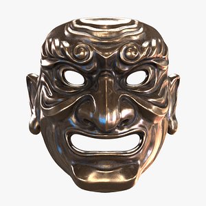 Samurai Mask 3D model