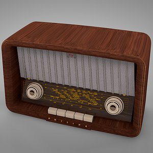 philips philetta radio b2x63u 3D model