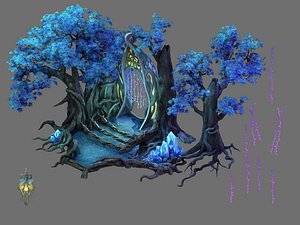 leprechaun forest - tree 3D model