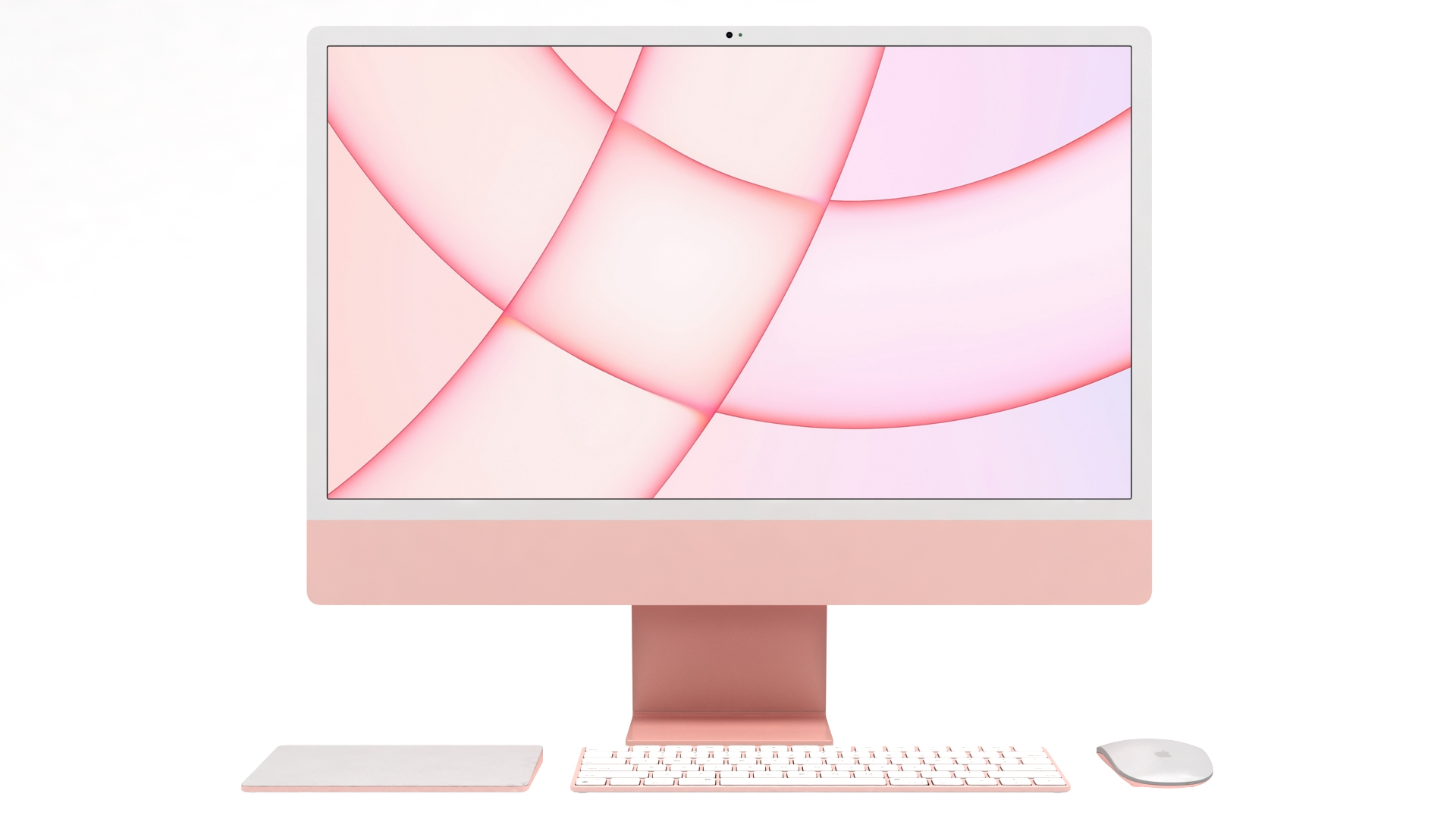 Apple iMac 24 inch 2021 Pink All Set model TurboSquid 1733085