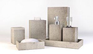 3d model bathroom set