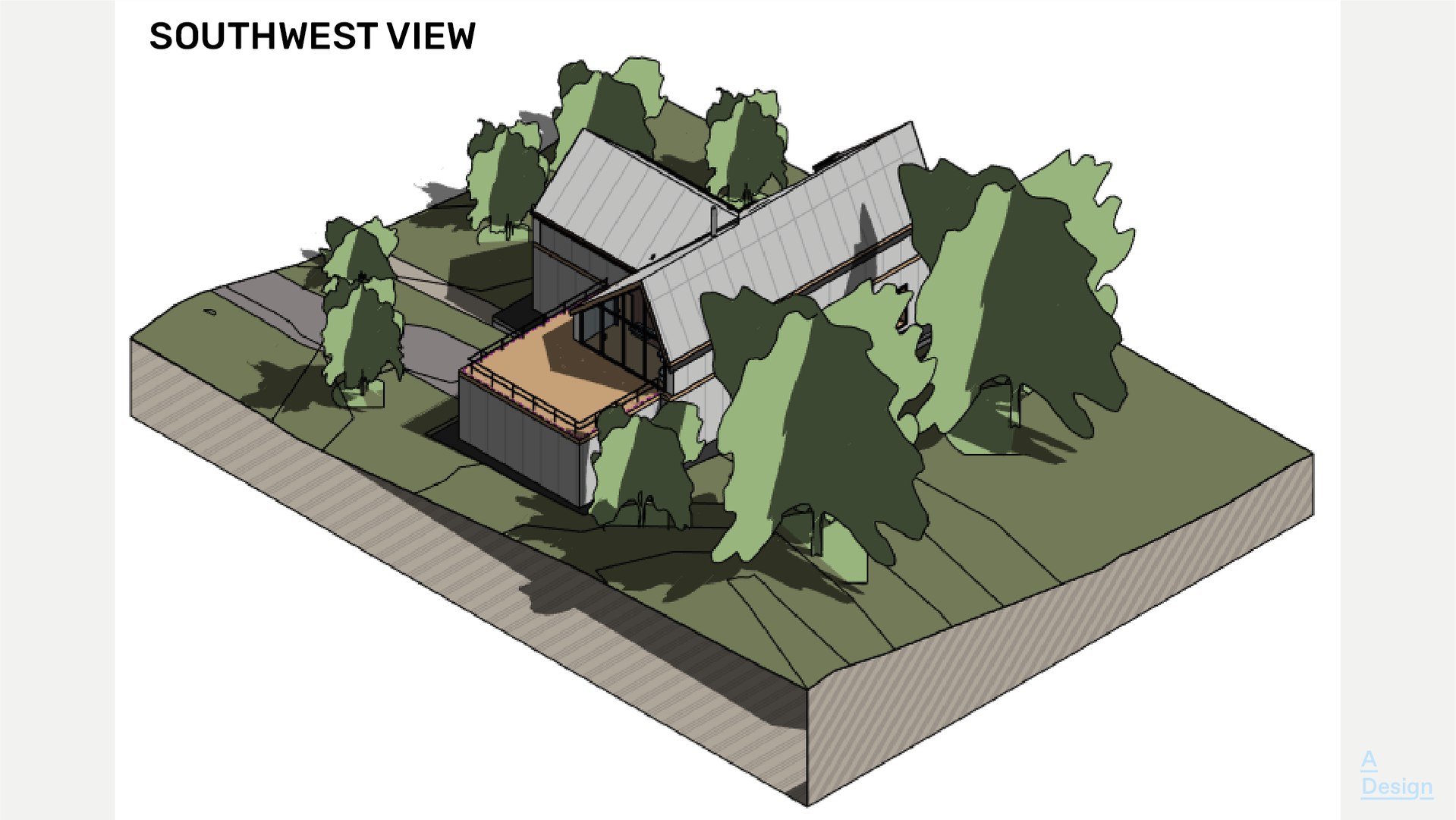 Medium House - Revit Model 3D - TurboSquid 2017818