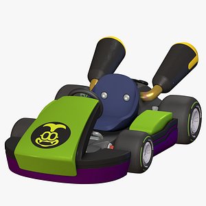 Standart Kart Iggy - Mario Kart Assets model