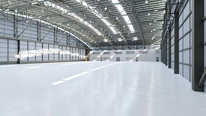 interior hangar 3D