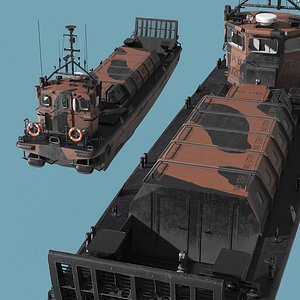 Landing Craft Vehicle Personnel MK5 3D model