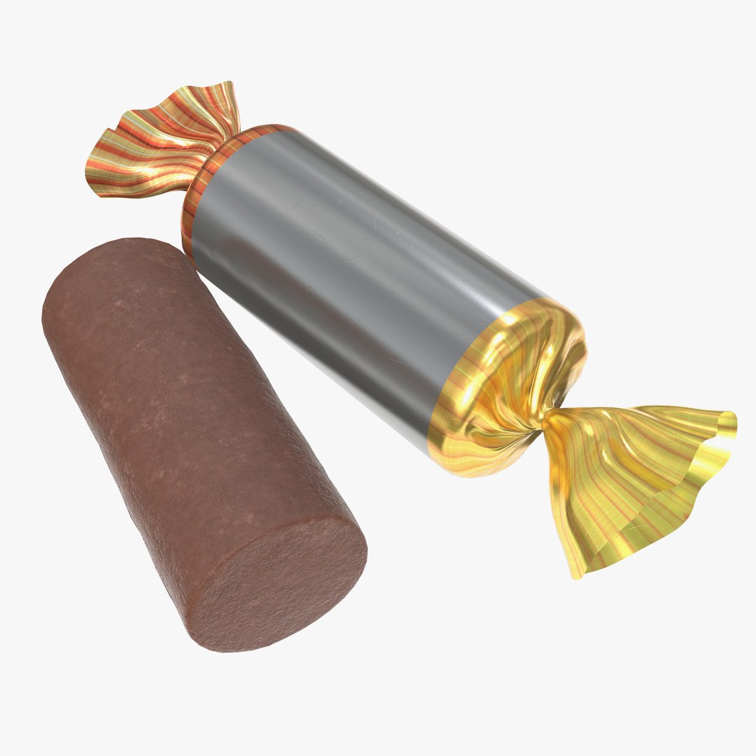 3D Model Candy Wrap Mock - TurboSquid 1433033