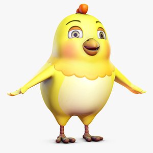Cartoon Chicken No Rig