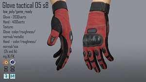 FPS hand glove tactical 05 s8
