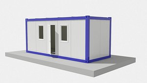 3d max 20ft office container