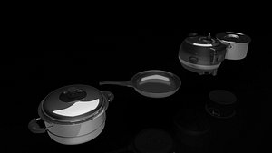 3D kitchenutensils kitchen