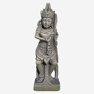 thai sandstone male warrior 3D model