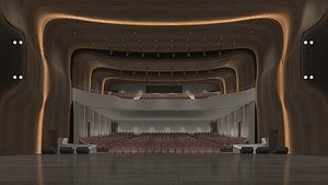 Concert Hall 1 3D model