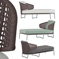 Aston Cord Outdoor Chaiselongue