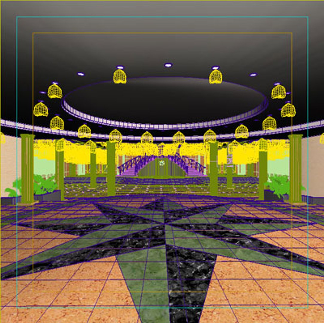 3d Model Hall