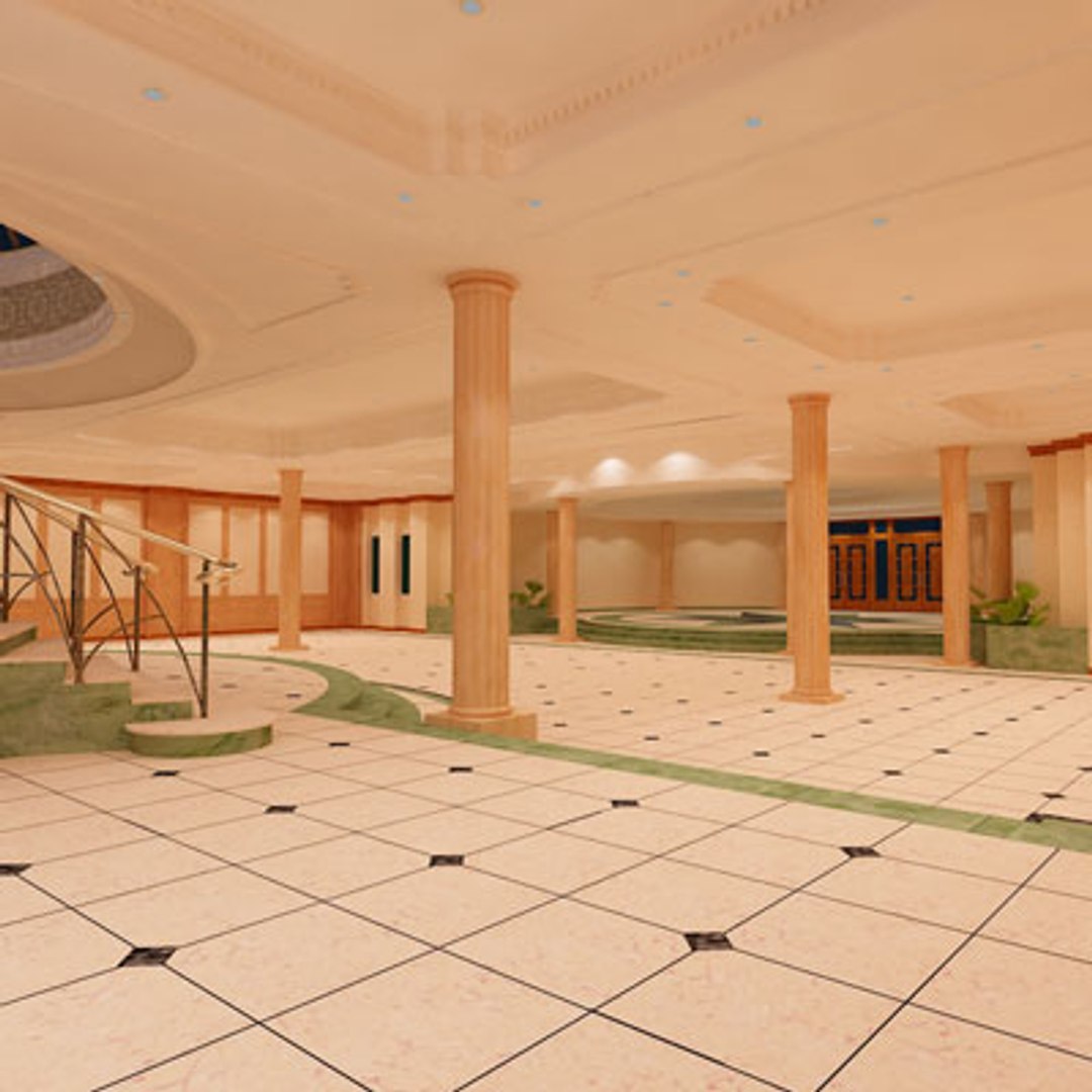 3d Model Hall