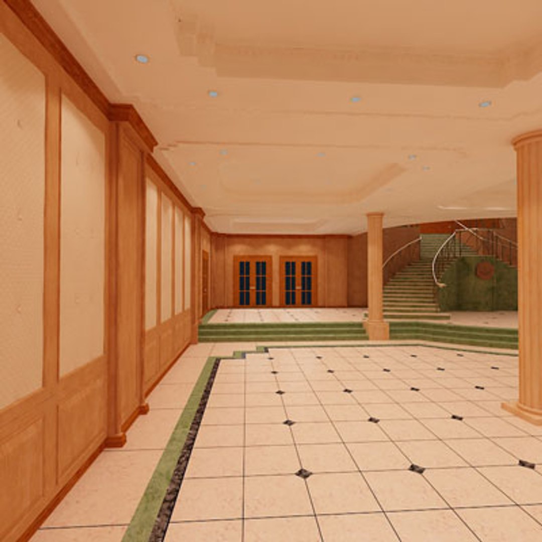 3d Model Hall