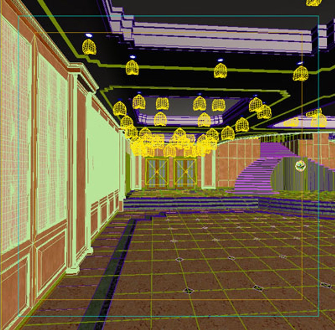 3d Model Hall