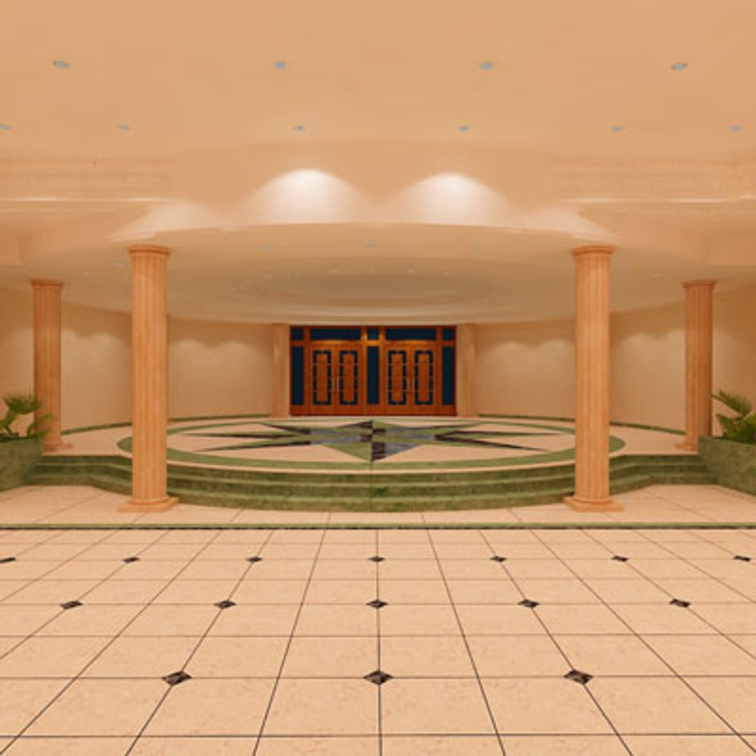 3d Model Hall