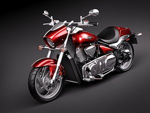 suzuki boulevard m90 intruder m1800r 3d model