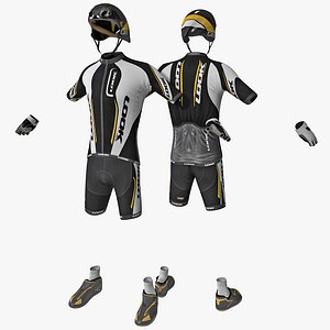 cyclist clothes 3d model