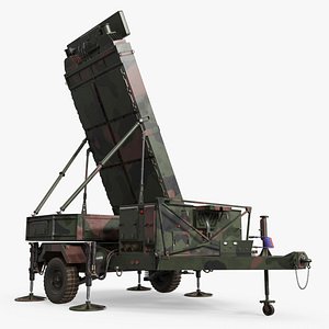 AN-TPS-80 Ground Air Radar System Deployed Rigged