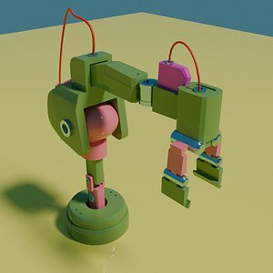 3D Hand factory robot manipulator