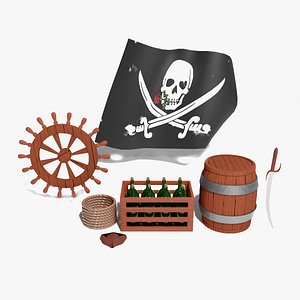 3D Pirate pack