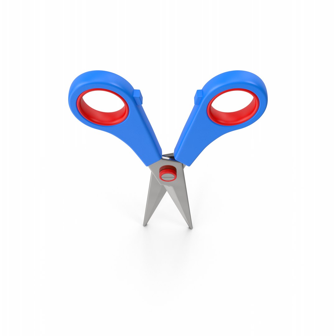 Scissors Blue 3D Model - TurboSquid 2314920