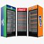 coca cola family fridges 3D model