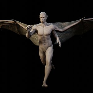 3D Monster Bat model