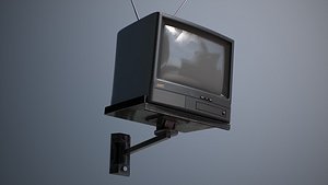 Wall Hanging CRT TV