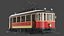 Voiture de tramway détaillée