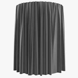 3D Curtain semicircular straight 1 model