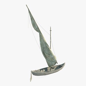 Ancient small sailboats