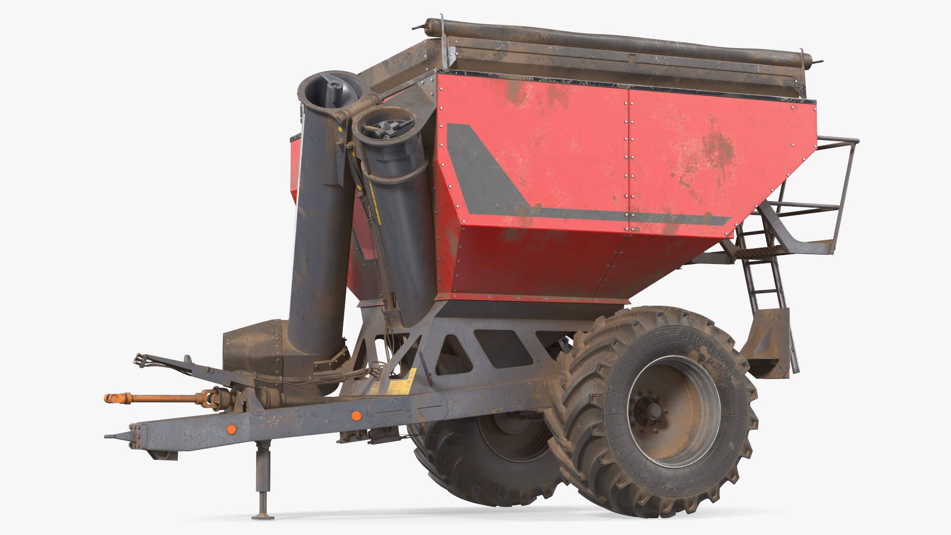Transbordeur Red Used 3D model preview