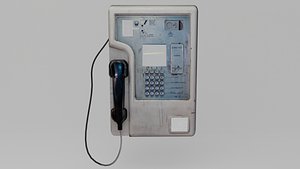 3D model Booth phone