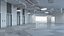 office building interior exterior 3D