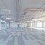office building interior exterior 3D