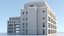 office building interior exterior 3D