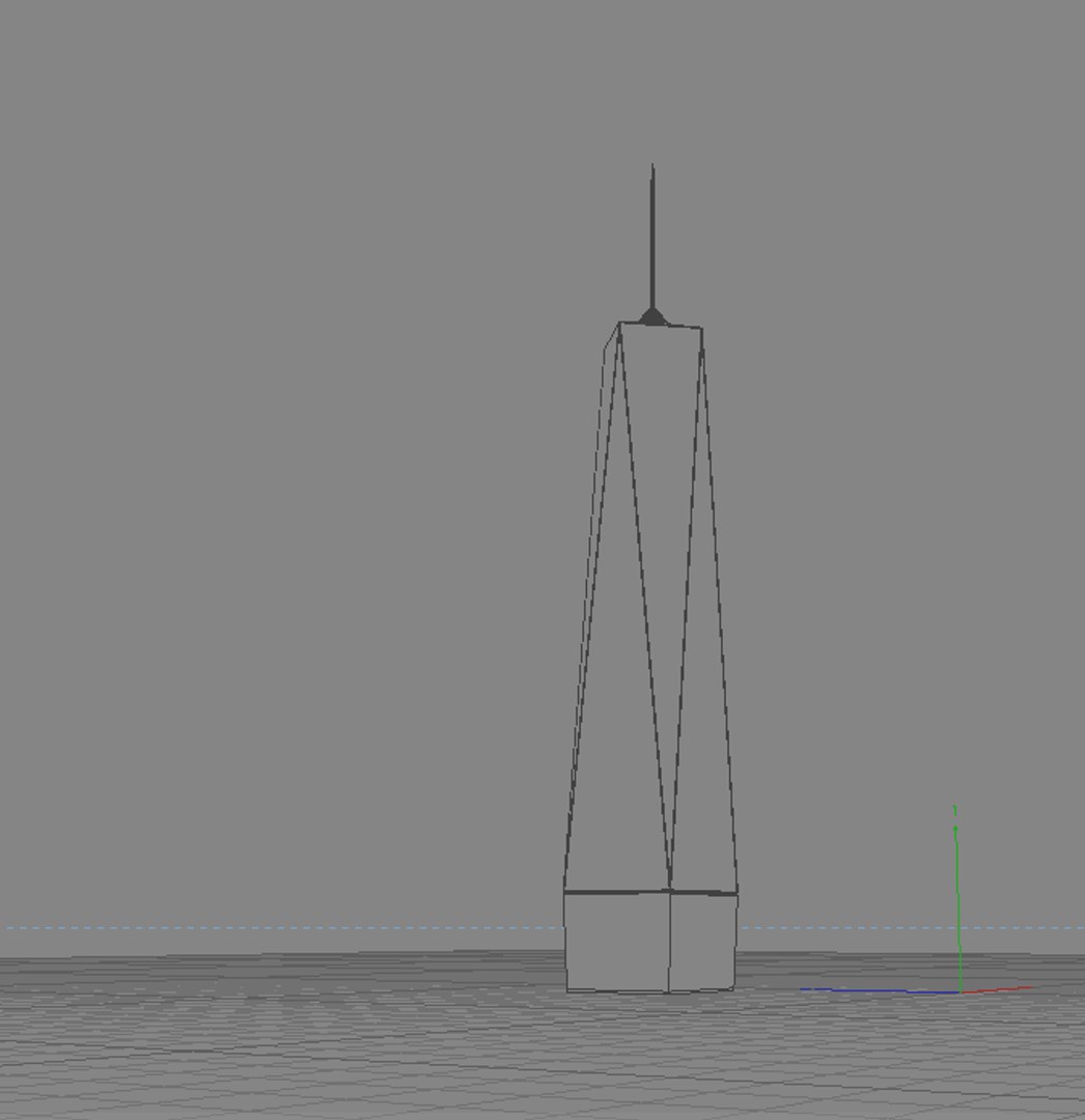 3d model world trade freedom tower