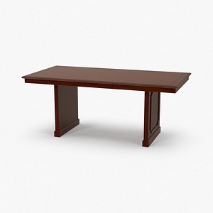 3d conference room table model