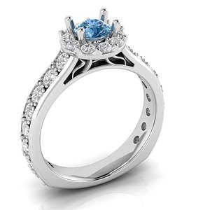 beautiful engagement ring luxury model
