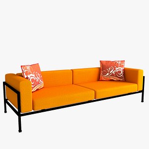 Orange Sofa