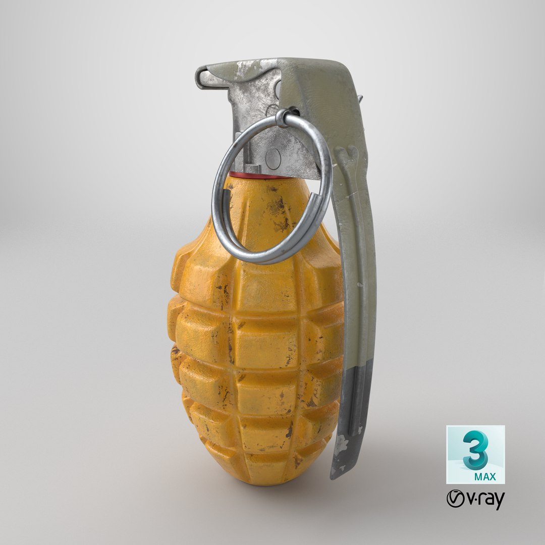 3D Used American Mk2 Fragmentation Hand Grenade https://p.turbosquid.com/ts-thumb/BH/lkDQxL/UN/stemcell_max_vray_render/png/1737043341/1920x1080/fit_q87/d1c58b0718df253a53a11f8b7e42c8529fac172a/stemcell_max_vray_render.jpg