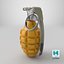 Used American  Mk 2 Grenade Fragmentation Hand