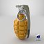 Used American  Mk 2 Grenade Fragmentation Hand