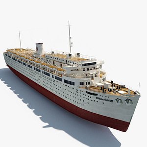 ship wilhelmgustloff 3D model