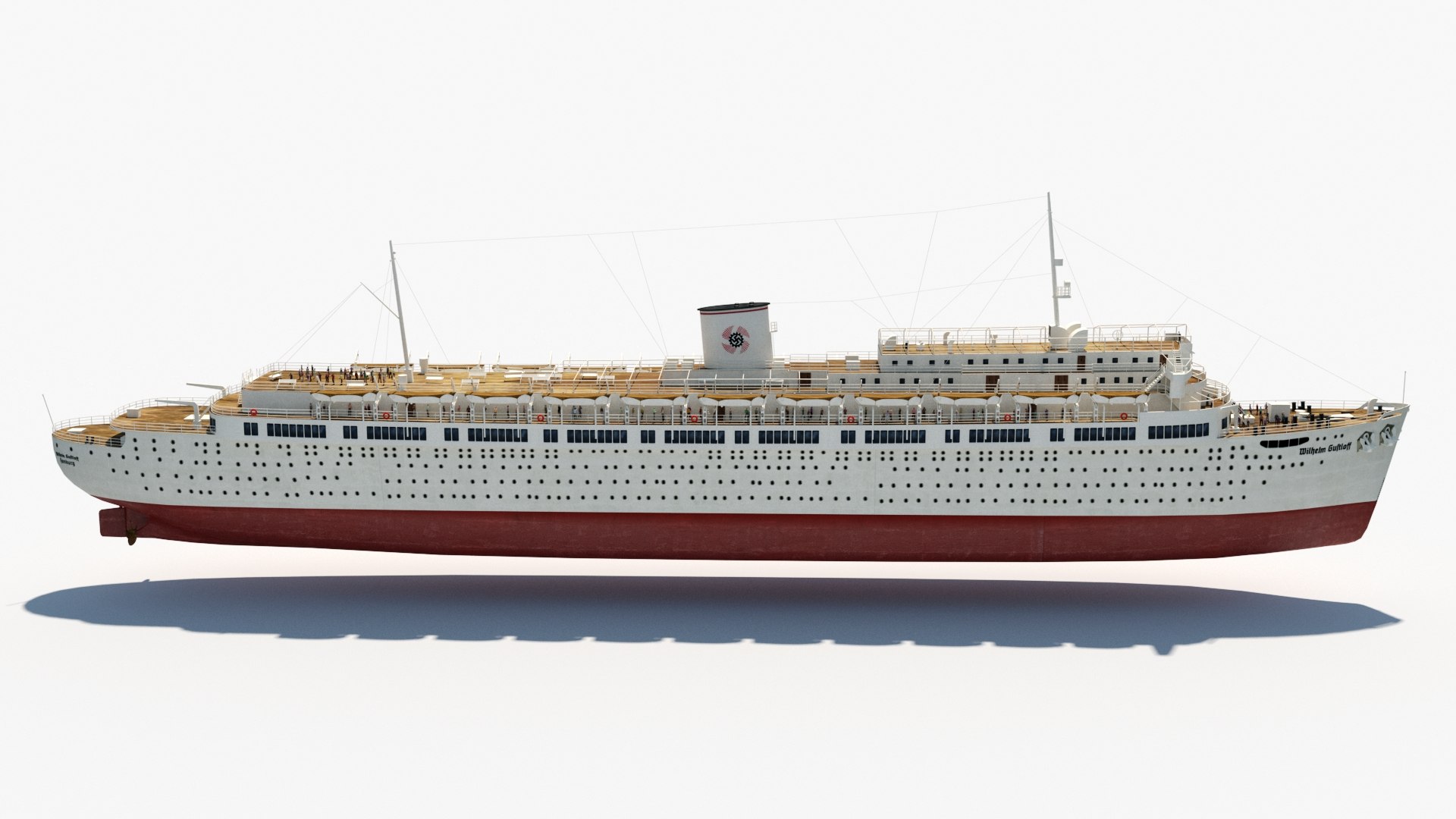 Ship Wilhelmgustloff 3D Model - TurboSquid 1966852